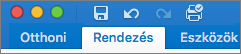 Rendezés lap