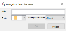 Új kategória hozzáadása