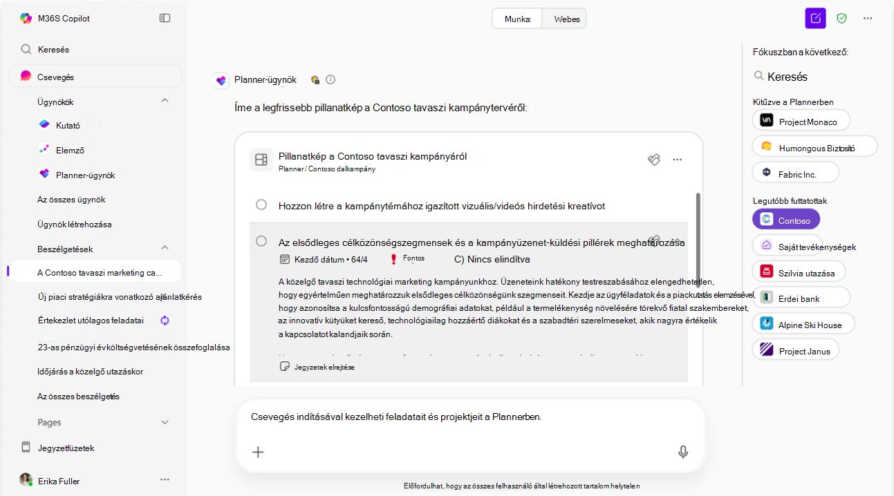 Képernyőkép a Tervválasztóról.
