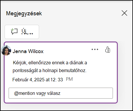 Megjegyzés hozzáadása
