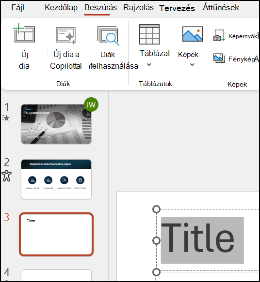 PowerPoint – szöveg formázása