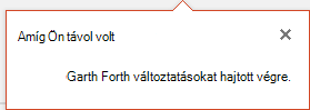 Az Office 365-höz készült PowerPoint megmutatja, hogy kik módosították a megosztott fájlját, amíg Ön távol volt