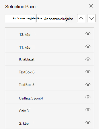 Selection Pane