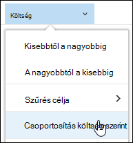 Dokumentumtárak csoportosítása nézet szerint az Office 365-ben