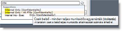 A helyes kifejezés kiválasztását magyarázó szövegek segítik