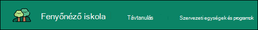 Iskolai színek kiemelése