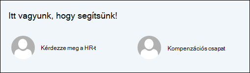 A People kijelző előnézete.