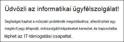 A Szöveg kijelző előnézete.
