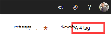 Kiemelt tagok.