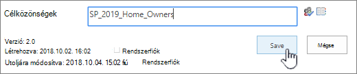 Egy vagy több célközönség hozzáadása