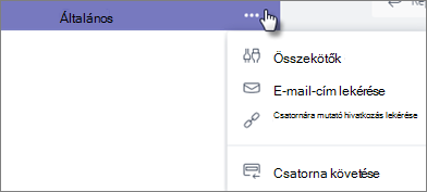 Hírek összekötője párbeszédpanel