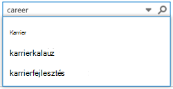 Keresőmező