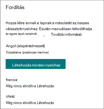 Fordítás munkaablak