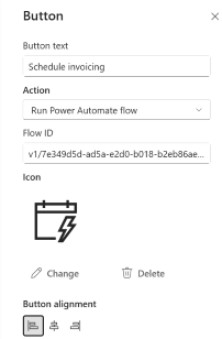 Tulajdonságok szerkesztésével konfigurálhat egy Power Automate-folyamatot a futtatáshoz.