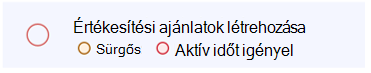 A listanézetben megtekintheti az összes feladat kategóriáit.