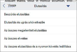 Korrektúrák elvetése