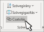 Create linked text box button