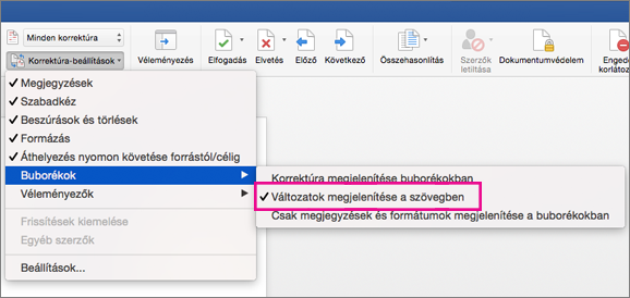Show all Revisions inline is highlighted