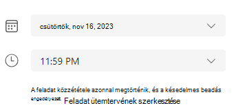 feladat szerkesztése