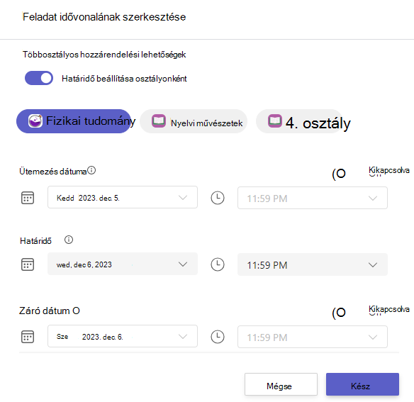 idővonal szerkesztése