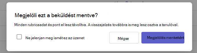 Megjelölés elnézésként