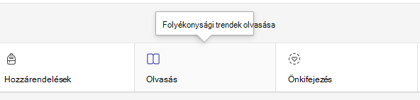 Képernyőkép az olvasási lapról.
