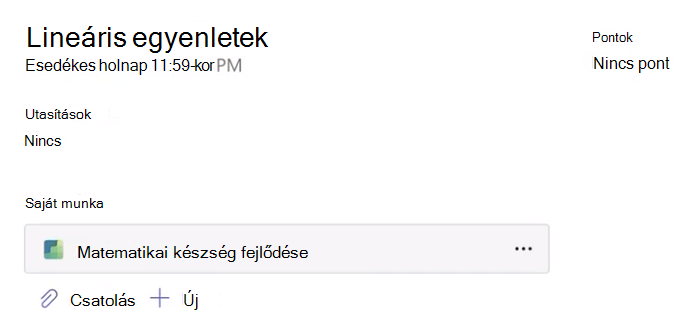 Képernyőkép a feladatról.