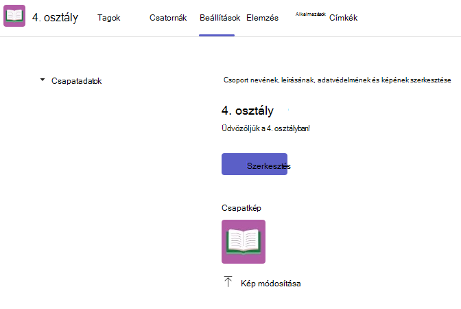 Kép módosítása