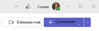 Új értekezlet képernyőképe