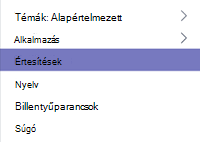Értesítések