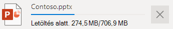 Fájl letöltése a OneDrive-ra