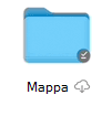 OneDrive Mac-hez az igény szerinti fájlok állapotát jelző ikon