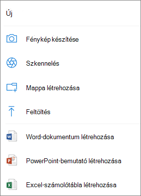 Feltöltés a OneDrive-ba
