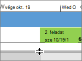 Az ütemterv alatti vonal választja szét a nézeteket