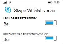 Leküldéses értesítések fogadása és keresés a telefonon partnerek keresésekor