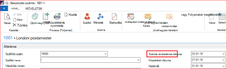 Purchase Invoice (Beszerzési számla létrehozása)