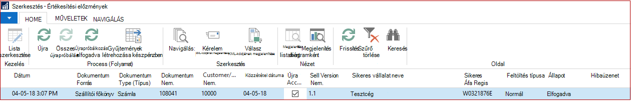 SII-előzmények szerkesztése