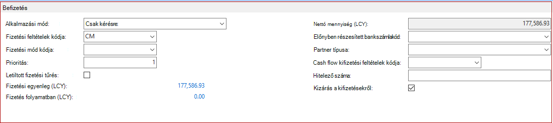Adott szállítók kizárása a jelentésből