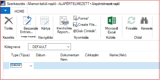Az Intrastat-fájl exportálása