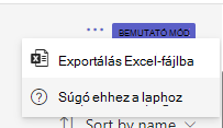 exportálás