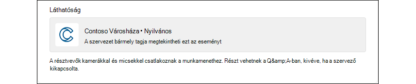 A városháza adatai megjelenítik a résztvevők által látható transzparenst