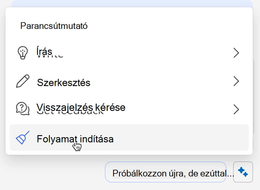 Képernyőkép arról, hogyan törölheti a Copilot memóriáját a szikra menüből.