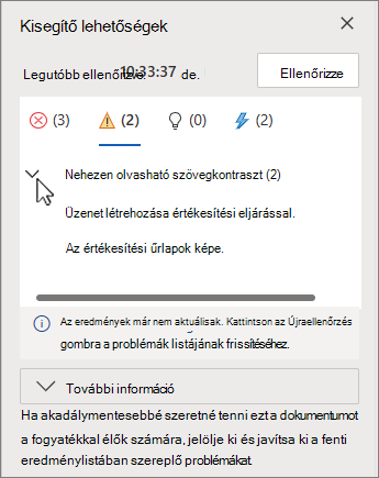 Akadálymentesség panel