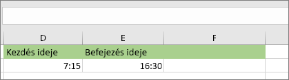 Kezdő dátum/időpont: de. 7:15; záró dátum/időpont: du. 4:30