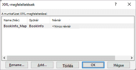 Térképek párbeszédpanel