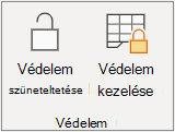 A lapvédelem szüneteltetése