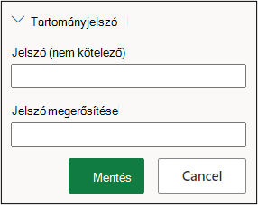 Tartományvédelem beállítása