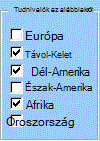 Jelölőnégyzet űrlapvezérlő