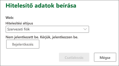 A SharePoint hitelesítő adatainak kérése Mac gépen
