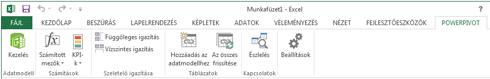 PowerPivot menüszalag